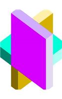 Isometric Graph Paper Notebook - 200 Pages - 8.5 x 11