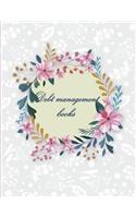 Debt management books: Debit management, income, cost monthly, qualency of credit class and amount you want to return Planner 8.5" x 11"- 120 Pages