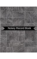 Notary Record Book: Official Notary Journal- Public Notary Records Book-Notarial acts records events Log-Notary Template- Notary Receipt Book - Paperback