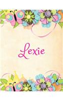 Lexie: Personalized Name Journal Composition Notebook