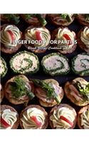 Finger Foods For Parties Blank Recipe Cookbook