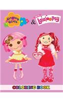 Groovy Girls and Lalaloopsy Coloring Book: 2 in 1 Coloring Book for Kids and Adults, Activity Book, Great Starter Book for Children with Fun, Easy, and Relaxing Coloring Pages