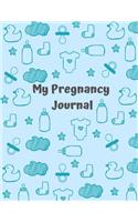 My Pregnancy Journal: Cute Baby Accessories: Journal Book with 280 Pages (40 Weeks) / 8.5 X 11 Journal Book