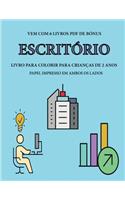 Livro para colorir para crianças de 2 anos (Escritório)