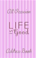 All Occasion Address Book - Pink