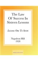 Law Of Success In Sixteen Lessons by Napoleon Hill