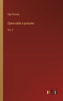 Opere edite e postume