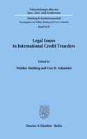 Legal Issues in International Credit Transfers