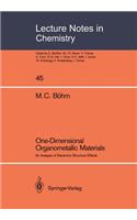 One-Dimensional Organometallic Materials