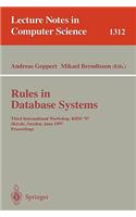 Rules in Database Systems