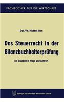 Das Steuerrecht in Der Bilanzbuchhalterprüfung