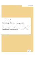 Marketing - Rechts - Management