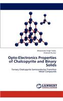 Opto-Electronics Properties of Chalcopyrite and Binary Solids