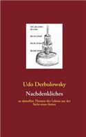 Nachdenkliches