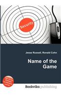 Name of the Game: (English)