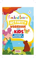 Fun And Learn Activity WORKBOOK For Kids Unseen Passage 2