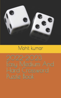 2022-2023 Easy Medium And Hard Crossword Puzzle Book