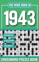 You Were Born In 1943 Crossword Puzzle Book