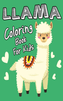 Llama Coloring Book for Kids