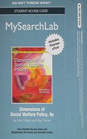 MyLab Search with Pearson eText -- Standalone Access Card -- for Dimensions of Social Welfare Policy