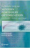 Modern Portfolio Optimization with Nuopt(tm), S-Plus(r), and S+bayes(tm)