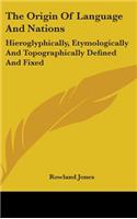 Origin Of Language And Nations
