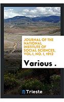 JOURNAL OF THE NATIONAL INSTITUTE OF SOC