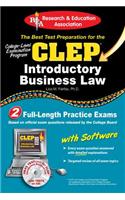 CLEP(R) Introductory Business Law with CD [With CDROM]