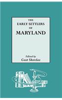 Early Settlers of Maryland