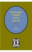 Records of York County, Virginia 1646-1648. (Vol. #2)