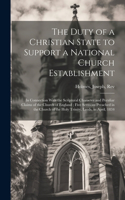 Duty of a Christian State to Support a National Church Establishment