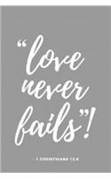 Love Never Fails