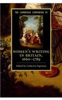 Cambridge Companion to Women's Writing in Britain, 1660-1789