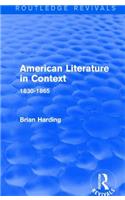 American Literature in Context