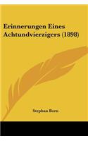 Erinnerungen Eines Achtundvierzigers (1898)