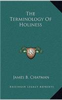 Terminology Of Holiness