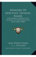 Memoirs Of Adjutant General Ramel