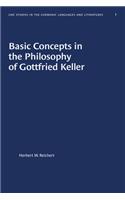 Basic Concepts in the Philosophy of Gottfried Keller