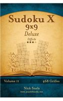 Sudoku X 9x9 Deluxe - Difficile - Volume 11 - 468 Grilles: (11 Sudoku X)