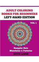 Adult Coloring Books for Beginners - Left-Hand Edition