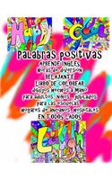 Palabras positivas APRENDE INGLÉS Horas de diversión RELAJANTE LIBRO DE COLOREAR dibujos hechos a mano para adultos, niños, jubilados para las escuelas, hogares de ancianos, hospitales EN TODOS LADOS