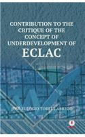 Contribution To The Critique Of The Concept Of Underdevelopment Of ECLAC