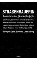 Straßenbauerin Notizbuch