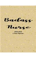 Badass Nurse 2020-2022 3 Year Planner