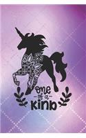 One Of A Kind Unicorn Journal: Writing Journal, Doodle Book, Lined, Great Gift 6x9 inches