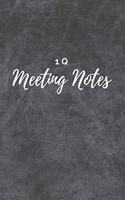 1Q Meeting Notes