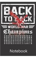 Back to Back World War Champions