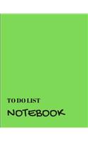 To Do List Notebook