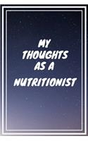 My thoughts as a Nutritionist