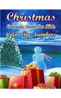 Christmas Coloring Book For Kids Color By Numbers
